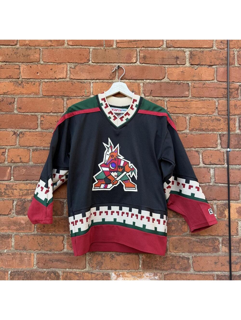 vintage Phoenix coyotes kachina kids jersey L/XL 00s